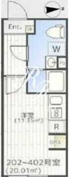 THE PARK EXIA 大崎 402 間取り図
