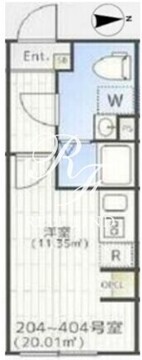 THE PARK EXIA 大崎 304 間取り図