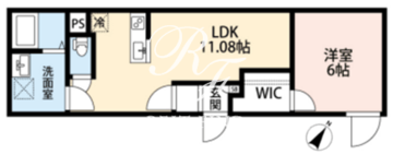 LUFT GOKOKUJI 403 間取り図