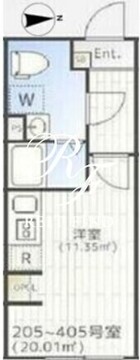THE PARK EXIA 大崎 405 間取り図