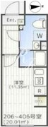 THE PARK EXIA 大崎 206 間取り図