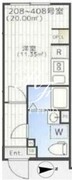 THE PARK EXIA 大崎 408 間取り図