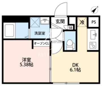 LUFT GOKOKUJI 301 間取り図