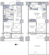パークタワーグランスカイ 318 間取り図