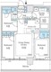 パークシティ中野ザタワーエアーズ 1416 間取り図