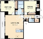 エストレリータ中目黒 301 間取り図