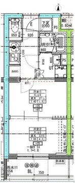 ラヴィエール住吉駅前 102 間取り図