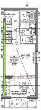 ラヴィエール住吉駅前 206 間取り図