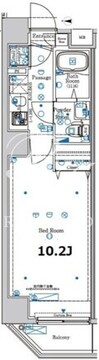 ジーベック日暮里 801 間取り図