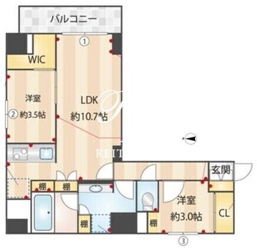 バリューメゾン両国 401 間取り図