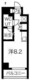 エルフォルテ品川フェリス 701 間取り図