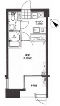 サウンドおしあげ 103 間取り図
