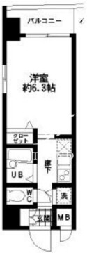 HF東日本橋レジデンス 405 間取り図