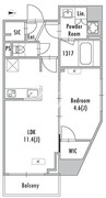 グランパセオ押上八広 201 間取り図