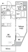 グランパセオ押上八広 301 間取り図