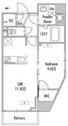 グランパセオ押上八広 501 間取り図