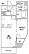 グランパセオ押上八広 601 間取り図