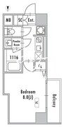 グランパセオ押上八広 306 間取り図