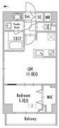 グランパセオ押上八広 205 間取り図