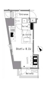 パークアクシス新板橋ウエスト 804 間取り図