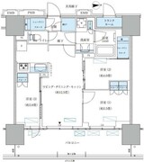 パークアクシス西大島コンフォートスクエア 1412 間取り図
