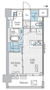 テラ蚕糸の森 604 間取り図