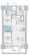 テラ蚕糸の森 607 間取り図