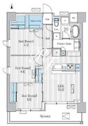 テラ蚕糸の森 906 間取り図