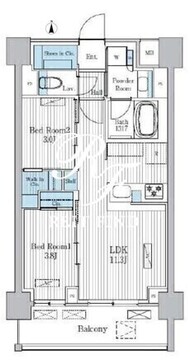 テラ蚕糸の森 907 間取り図