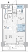 テラ蚕糸の森 909 間取り図