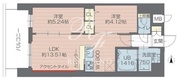 プレジオ西日暮里ノース 202 間取り図