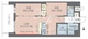 プレジオ西日暮里ノース 202 間取り図