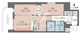 プレジオ西日暮里ノース 403 間取り図
