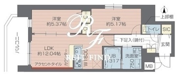 プレジオ西日暮里ノース 803 間取り図