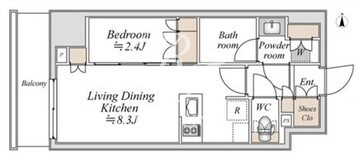 ブランシエスタ入谷グランデ 1205 間取り図