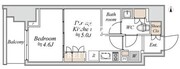 ブランシエスタ入谷グランデ 801 間取り図