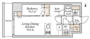 ブランシエスタ入谷グランデ 405 間取り図