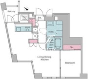 レジディアタワー乃木坂 1704 間取り図