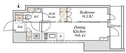 ブランシエスタ入谷グランデ 308 間取り図