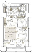 三田ガーデンヒルズ N-4階56.24㎡ 間取り図