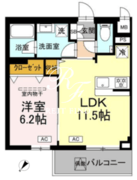 ロイジェント中目黒 304 間取り図
