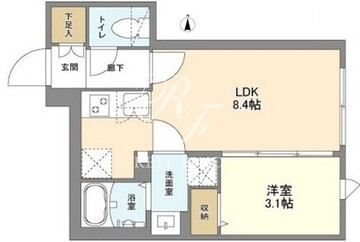 ウェルスクエア尾山台2 202 間取り図