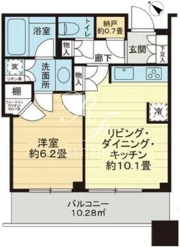 ル・サンク大崎シティタワー 802 間取り図