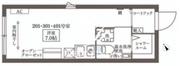 ココキューブ大井町2 401 間取り図