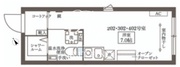 ココキューブ大井町2 302 間取り図