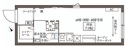ココキューブ大井町2 402 間取り図