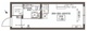 ココキューブ大井町2 203 間取り図