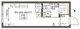 ココキューブ大井町2 204 間取り図