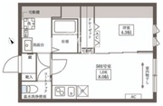 ココキューブ大井町2 501 間取り図