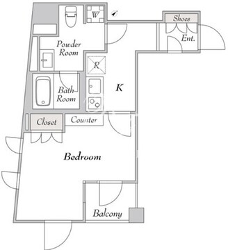 ミリアレジデンス日本橋人形町2 204 間取り図